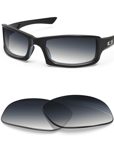 Image of BLAZERBUCK Anti-salt Replacement Lenses for Oakley Fives Squared(4+1) OO9238 Sunglasses - Grey Gradient