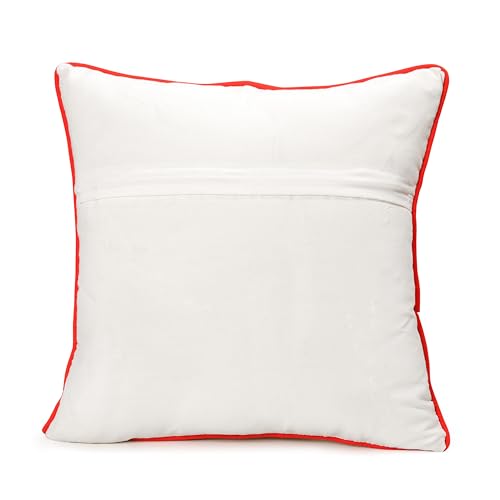 Image of Handmade Throw /Pillow Cushion Cover : 100% Cotton Fabric : High Thread Count : Set of 5