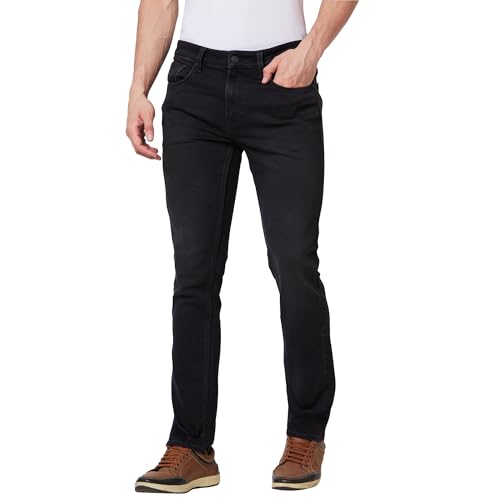 Image of Spykar Men's Rover Regular Fit Mid Rise Casual Jeans