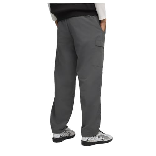 PUMA Mens Wardrobe Essentials Relaxed Cargo Pants Casual - Grey2