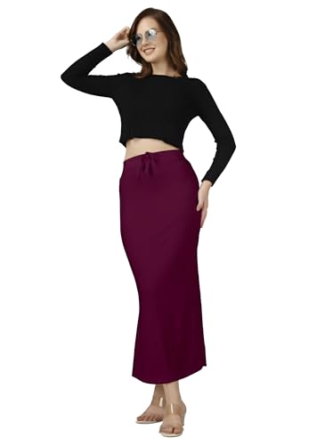 Image of Nexsus Stretchable Saree Shapewear | Petticoat for Women | Cotton Blended | Skirts for Women | Shape Wear Dress for Saree | Available in 80+ Colors and Plus Sizes