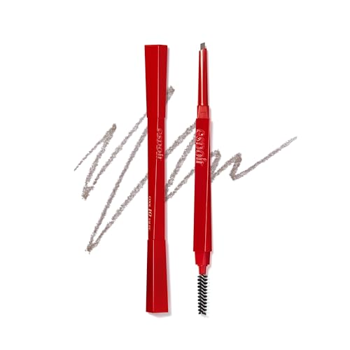 Image of Espoir The Brow Balance Pencil #10 Cool Taupe - Men's Brow Pencil with 2-in-1 Brow Brush, Slim Triangle Tip for Natural, Precise Eyebrow Shaping, Easy-to-Draw Korean Brow Makeup