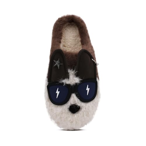 Image of VRITRAZ Women's Comfort Slip On Closed Toe Warm Winter House Clog Indoor Slipper with Cute Print and Degins