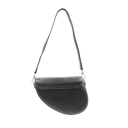 JUMISEE Women Trendy Saddle Shoulder Bag Soft Leather Clutch Purse Underarm Handbag Crossbody Bag4