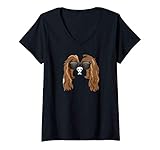 Photo Gallery donna costume da cavaliere re carlo spaniel cane divertente maglietta con collo a v Photo Gallery donna costume da cavaliere re carlo spaniel cane divertente maglietta con collo a v