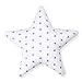 Cuscino decorativo a forma di stella, circa 60 cm, per camera dei bambini, cuscino decorativo con imbottitura, per camera da letto, cameretta dei bambini, bambini, bambini, stelle, bianco (A3)