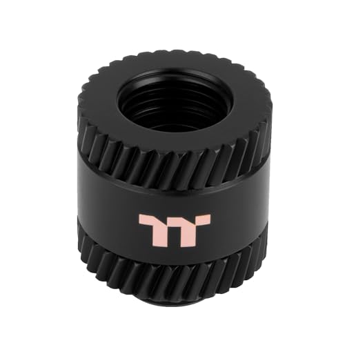 Image of Thermaltake Pacific SF Female to Male 20mm Extender Matte Black /DIY LCS /Fittings CL-W392-CU00MK-A