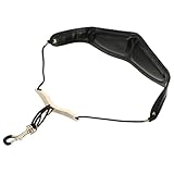 Toyvian Komfortabler Saxophongurt aus Leder mit Hoher Belastbarkeit und Verschleißfestem Material Verstellbarer Saxophon Gurt für Musiker und Saxophonspieler Zufällige Zufällige Farbe