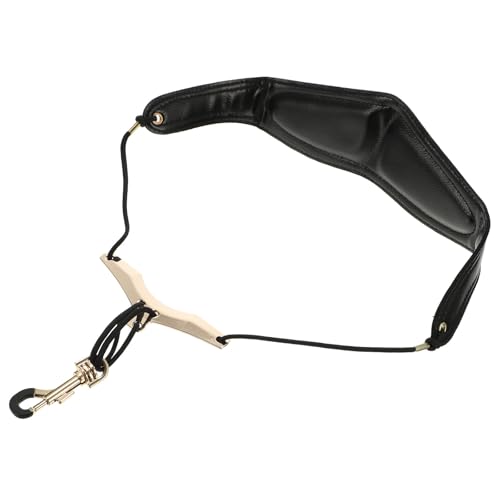CONGARTENO - CONGARTENO Leather Saxophone Strap Adjustable Sax Belt with Hook Creative Saxophone Neck Strap Comfortable Musical Instrument Accessory for Wind Players Random Color Random Color - -36%