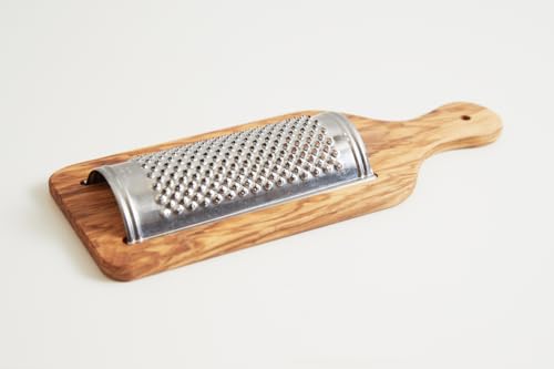 Italian Olivewood Flat Cheese Grater