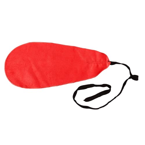 livre Tissu de nettoyage de saxophone Un accessoire d'outil de nettoyant en tissu en forme pour Piccolo Flute Sax (Rouge)