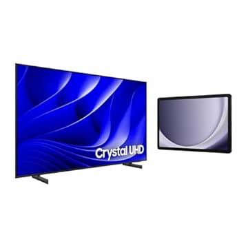 Smart Big TV 75" Crystal UHD 4K 75DU8000 2024 + Galaxy Tab A9+ (Wi-Fi) Combo