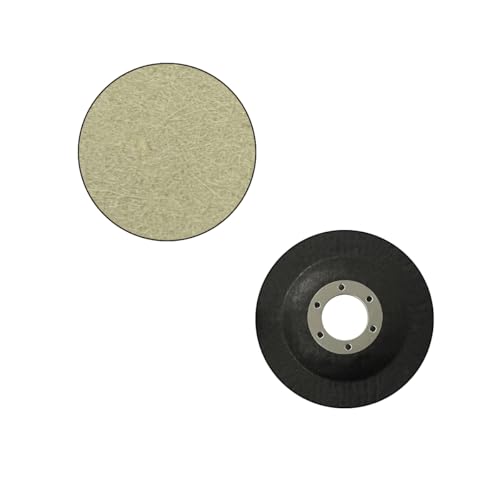 Image of Wool Felt Flap Polishing Disc,Thicken Polishing Wheel Pad, Grinder Buffing Felt Flap Discs Polishing Wheel for Car Waxing, Metal Polishing, Woodworking, Jewelry & Glass Finishing(Round)
