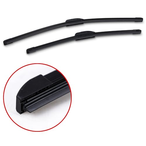 Image of BOSCH 3397007995 AeroTwin Wiper Blade Combo Pack - Set of 2 (24 inch & 18 inch) | Driver and Passenger Side Original Equipment Replacement Blades