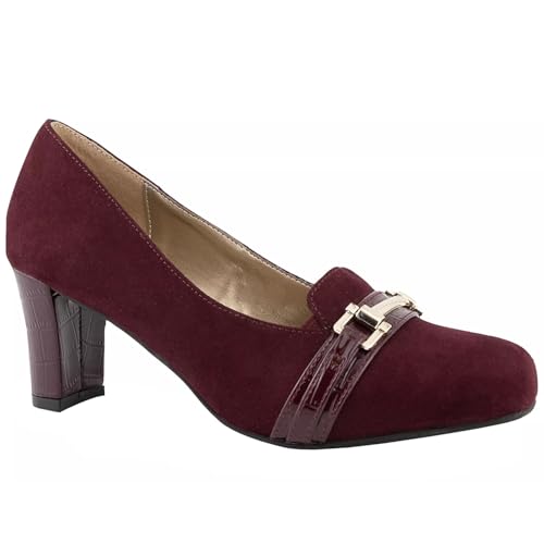 Karen Scott Womens Penzey Faux Suede Square Toe Pumps