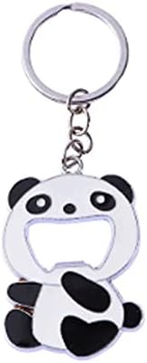 ARFUKA Bottle Opener Keychain Cute Panda Beer Soda Bottle Opener Keyring Beverage Bottle Opener Key Ring, Women Men Gift for Christmas and Birthday