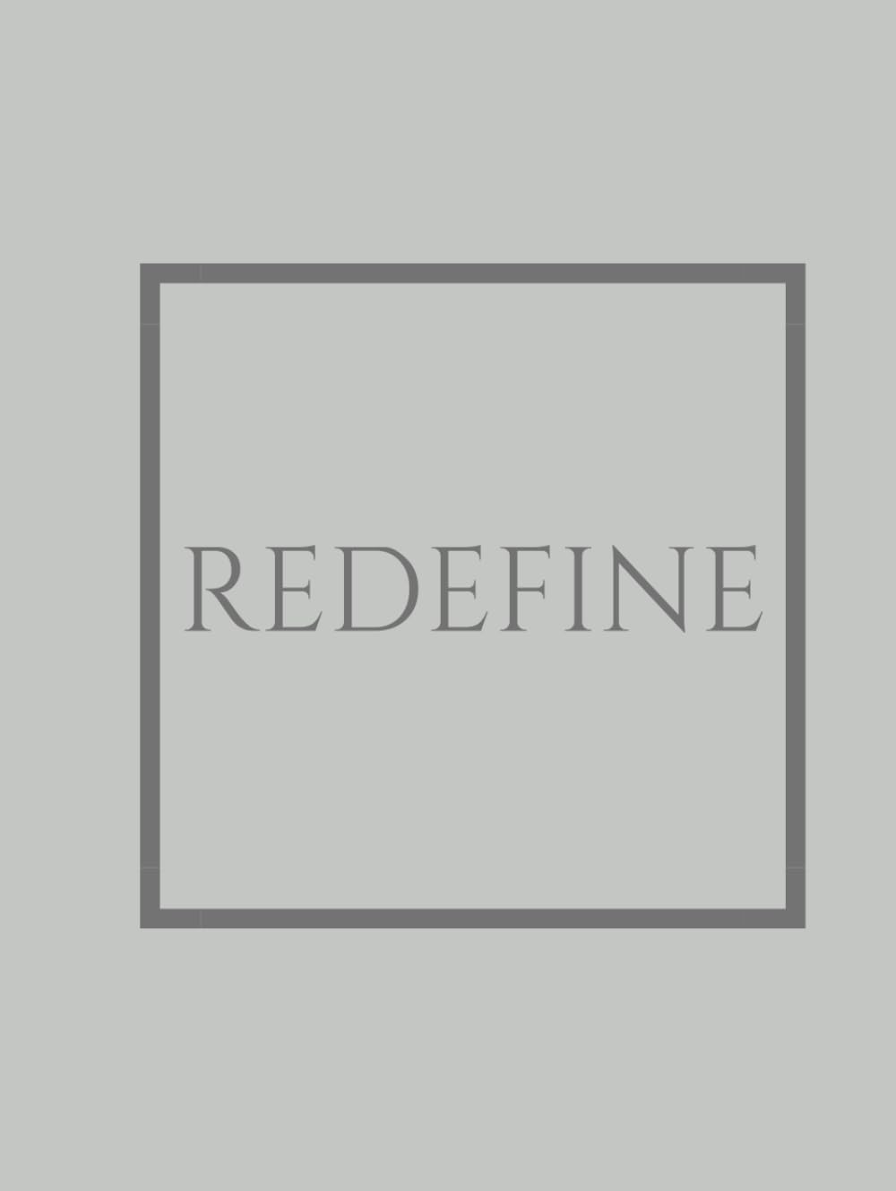 Livre décoratif Redefine pour design intérieur et staging de table basse