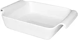 Travessa para Lasanha, Oxford, Refratária, Branca 25,5 X 19,5 X 6,5 cm