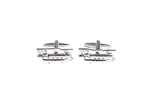 Mancuernillas Helicóptero Twin 2 Rotor con Estuche y Paño de Pulido miniatura 3