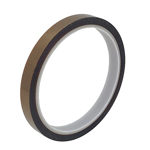 HATUSOKU ポリイミドテープ 長さたっぷり33m 10㎜幅 耐熱テープ 絶縁テープ 電子基板のマスキング はんだ付け養生