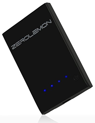 Battery, ZeroLemon Slim Juice 3500mAh External Battery Backup with Cords for Google Nexus 5 & G2 [180 Days ZeroLemon Warranty Guarantee]-Black