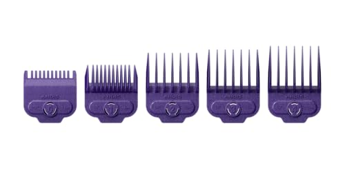 Set de Peines Magnéticos Andis Nano-Silver 5 Pzas Morado miniatura 1