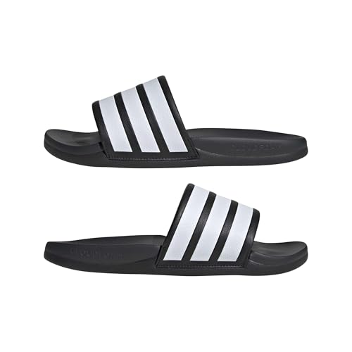 adidas Unisex Adilette Comfort 2.0 Slides Sandal, Core Black/Ftwr White/Carbon, 43 EU – Ansicht 8