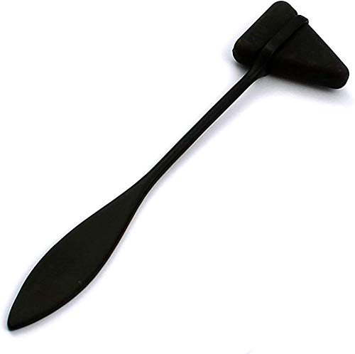 DDP Tactical Black - Taylor Tomahawk Reflex Hammer for NEUROLOGICAL Examination - Ideal for Students, Nurses, Doctors, Medics, EMT and More