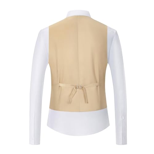 Mens 3 Piece Suit Regular Fit Suits for Men Wedding Grooms Formal Prom Tuxedo Two Button Blazer Vest Pants3