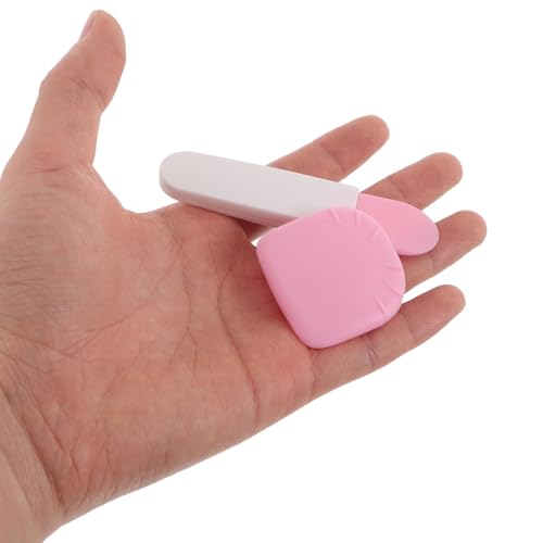 Cepillo aplicador de mascarilla facial Healeved de silicona con funda 3 piezas 4
