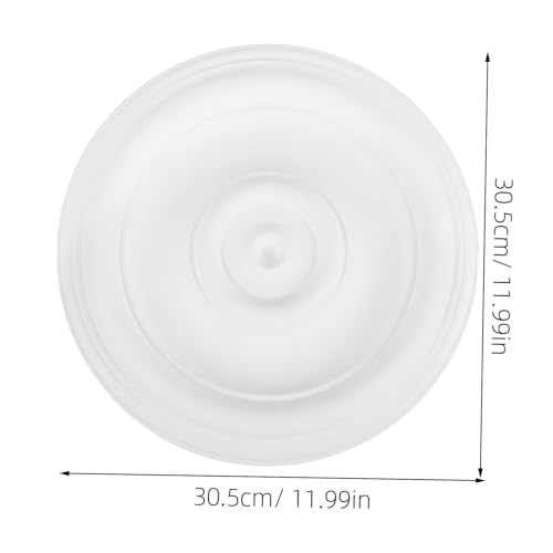 Médaillon de plafond multi usage blanc pour salon et PU - 3