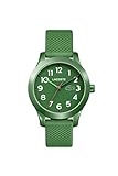 Lacoste 12.12. Kids' Quartz Green Tr90 Case Watch With Rubber Strap (Model: 2030001)