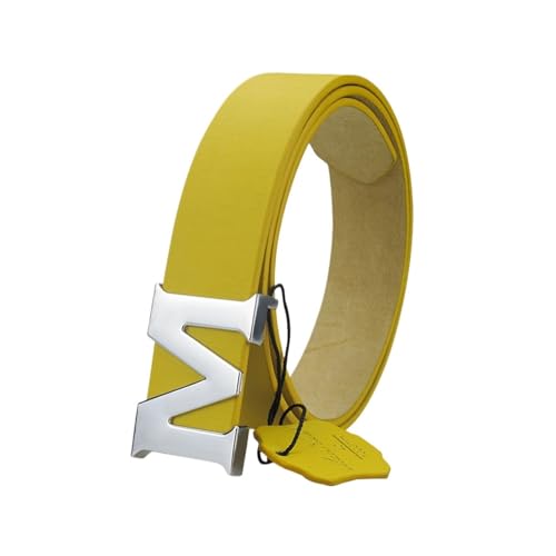 Women's detachable letter M board buckle PU belt jeans Halloween dress2