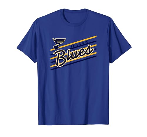 St. Louis Blues Retro Performer Royal Officially Licensed T-Shirt, Men, Royal Blue, X-Large