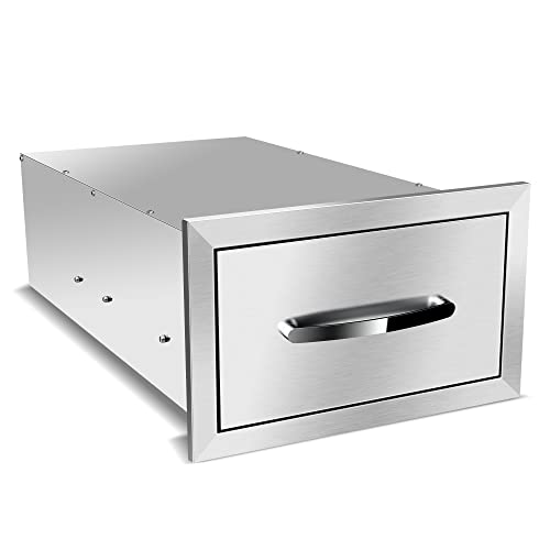 Outdoor-Kitchen-Drawer-Stainless-Steel-Access-Drawers-for-Outdoor-Kitchen-Island-Grill-Station14W-X-85H-X-23D Outdoor Kitchen Drawer Stainless Steel Access Drawers for Outdoor Kitchen Island Grill Station14W X 85H X 23D