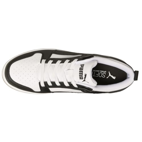 PUMA PUMA Mens Rebound Layup Sneaker, Mens white- Mens black, 11