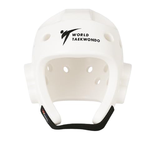 Lewon International Taekwondo WT Imported Head Guard Karate Martial Arts Helmet Kids Small Size White Color-image-15
