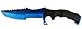 BOKHAMMER - CS Go Blue Steel Huntsman Coltello da Caccia