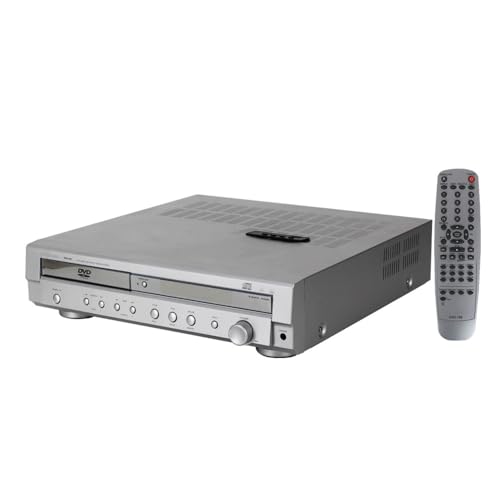 Axazcs Lecteur DVD Canal Surround 5.1, système de cinéma Maison DVD, amplificateur Bluetooth sans Fil, Radio Double Onde, Sortie coaxiale Fibre Optique, Surveillance...