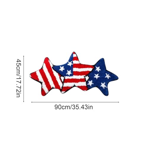 Tapete decorativo con diseño de bandera patriótica miniatura 2