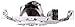 Elco Lighting ELH242E 8? Horizontal CFL Downlight