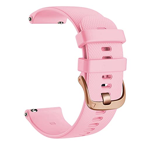 Bracelet silicone 20mm imperméable pour montre Garmin Forerunner 645 couleur agate