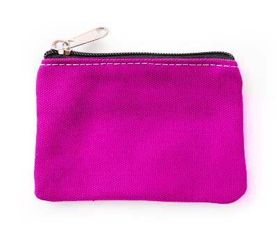 HappyDaily 6 Pack Canvas Zipper Bags Small Makeup Bags Lipstick Cosmatic Organizer Storage Pouch Carrying Purse (Pink/Hotpink/Sky Blue/Purple/Orange/Grey, (3.1" x 5.1"))3