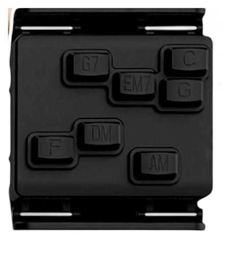 Prensador de acordes de ukelele para principiantes, ayuda de aprendizaje con clip con 7 acordes comunes...