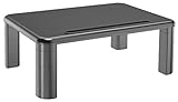 Adjustable Monitor Stand with Storage Organization. Sturdy, Durable, No-Vibration Support. Convenient Slots for Tablet or Phone & Cables. Perfect Riser for Laptop, Printer. Stylish Black