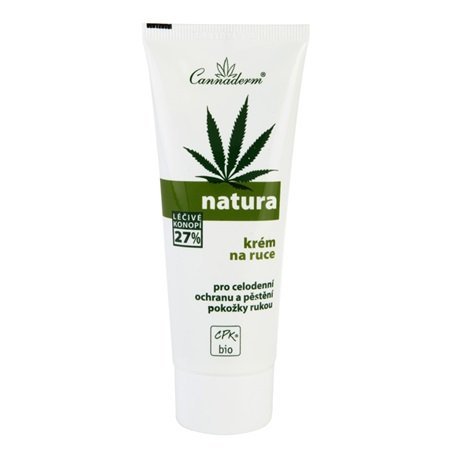 Natura Hand Cream containing Hemp Oil/Treatment for Hands and Nails, Cracked Skin on Fingers 75g/2,6oz