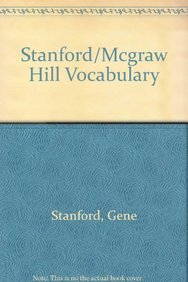 Paperback Stanford/Mcgraw Hill Vocabulary Book