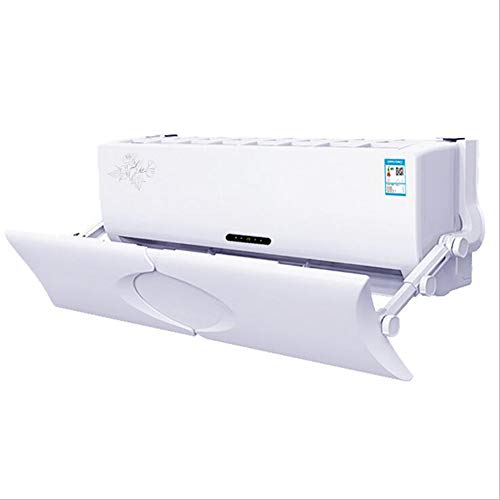 Dyaskz エアコン用カバー 伸縮 可変式 風よけカバー 直撃防止 風向き 調節 汎用 冷暖房用 家庭 業務 冷気発散原理 軽量 落下防止 カバー 穴不要 両面テープ 省エネ 店舗 取扱簡単