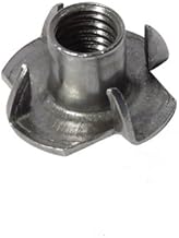 Pack of 4 X T Nuts Size M10 for wood, furniture leg and castor fixings