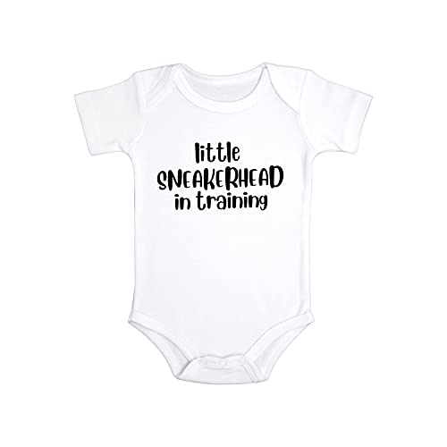Little Sneakerhead in Training | Sneaker lover Baby Bodysuit | Sneaker Addict (6-9 Months)